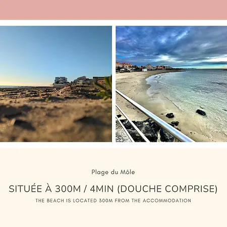 Vue Dégagée à 300m Môle Wi-fi Clim - Ménage, Linge Inclus *